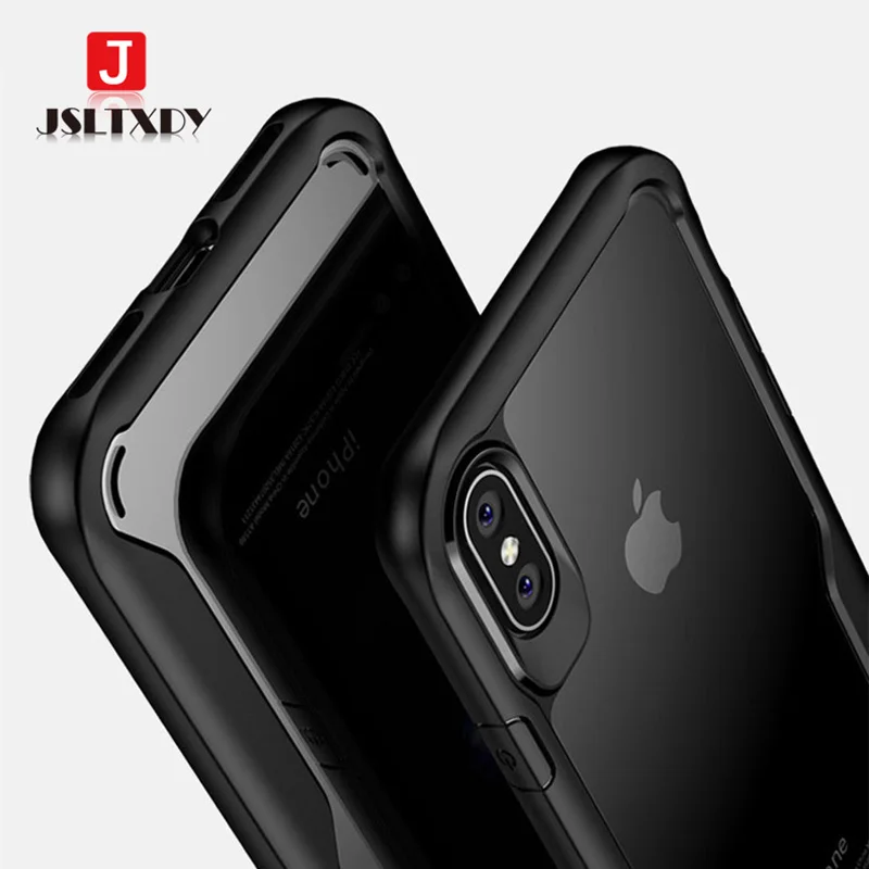 for iPhone X XR XS MAX Case Clear Back Transparent Hard+Soft TPU Silicone Shockproof Cover Coque for iPhone 6 6S 7 8 Plus CASE
for iPhone X XR XS MAX Case Clear Back Transparent Hard+Soft TPU Silicone Shockproof Cover Coque for iPhone 6 6S 7 8 Plus CASE