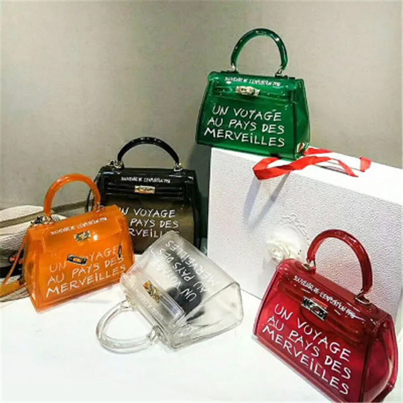 MoneRffi Sac 2019 Satchel Handbag Women Bag Clear Jelly Transparent PVC Bag Candy Color Tote Bag Designer Purse Crossbody Bolsa
MoneRffi Sac 2019 Satchel Handbag Women Bag Clear Jelly Transparent PVC Bag Candy Color Tote Bag Designer Purse Crossbody Bolsa