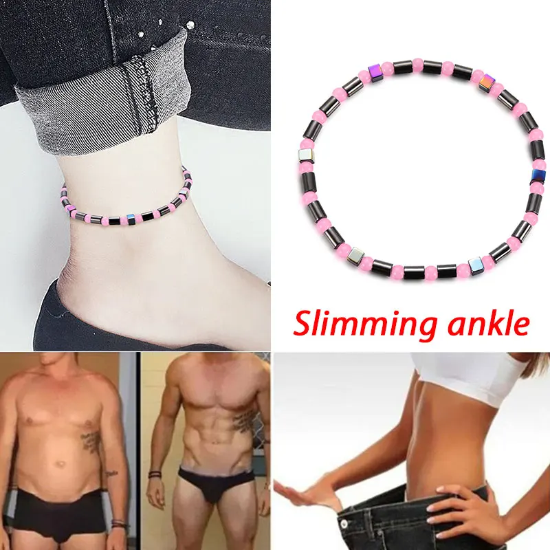 Bicolourable Hematite Weight Loss Chain Magnetic Foot Chain Fashion Women Slimming Foot Chain Effective Cosmetology Simple
Bicolourable Hematite Weight Loss Chain Magnetic Foot Chain Fashion Women Slimming Foot Chain Effective Cosmetology Simple