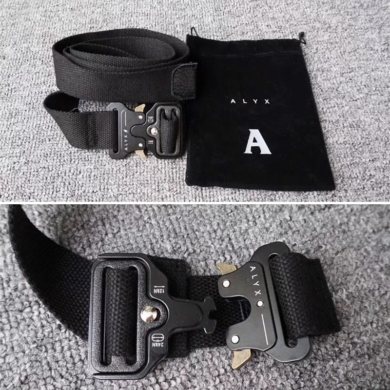 ALYX Belt Metal Button 128cm Women Men Rollercoaster Safety Belts canvas street wear safety belt Fashion Hip hop ALYX Belt
ALYX Belt Metal Button 128cm Women Men Rollercoaster Safety Belts canvas street wear safety belt Fashion Hip hop ALYX Belt