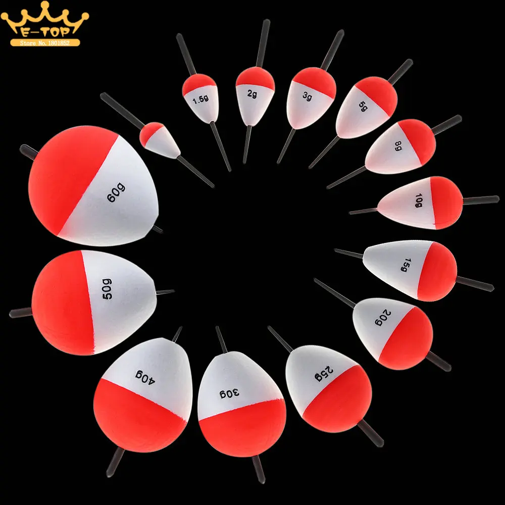 14Pcs Sea Fishing EPS Foam Hard Fishing Floats Ball with Bobber Buoys and Vertical Float
14Pcs Sea Fishing EPS Foam Hard Fishing Floats Ball with Bobber Buoys and Vertical Float