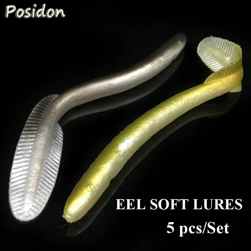 Posidon 5pcs/set 16cm/10g EEL Soft Fishing Lures Lifelike Artificial Bait Target Fish Grass Carp Walking Catfish Bass Fishing
Posidon 5pcs/set 16cm/10g EEL Soft Fishing Lures Lifelike Artificial Bait Target Fish Grass Carp Walking Catfish Bass Fishing