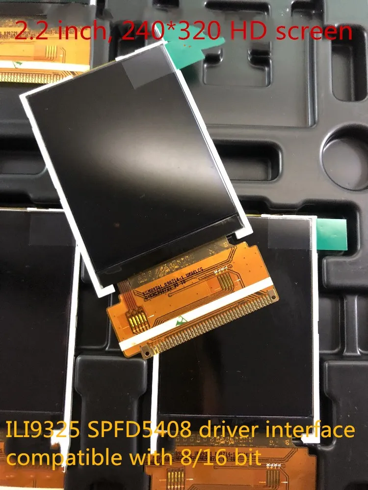 For 2.2 Inch TFT LCD LED Touch Screen chip ILI9325 SFPD5408 Driver Interface Board Support 8-bit 9-bit 16-bit 18-bit Brand New
For 2.2 Inch TFT LCD LED Touch Screen chip ILI9325 SFPD5408 Driver Interface Board Support 8-bit 9-bit 16-bit 18-bit Brand New