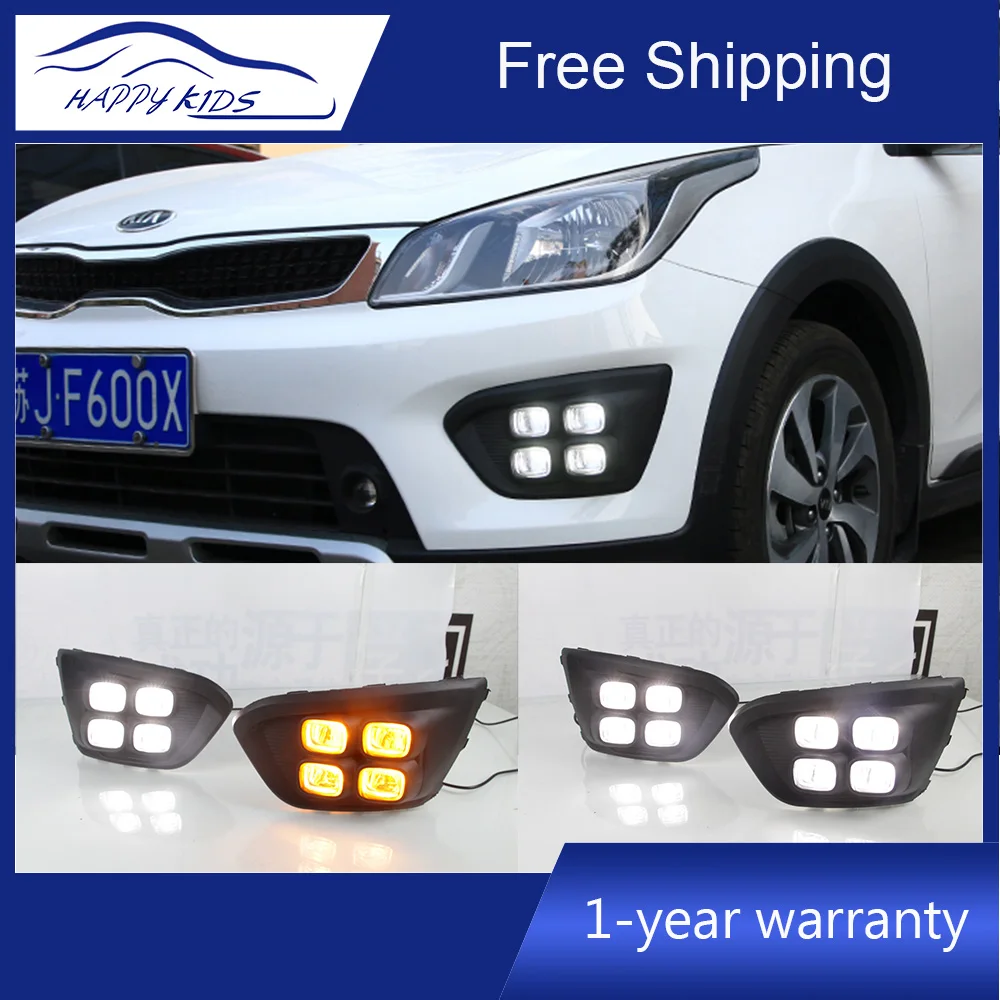 free ship LED drl for Kia Rio K2 X-Line 2018 2019 led drl with yellow signal fog lamp cover daytime running light
free ship LED drl for Kia Rio K2 X-Line 2018 2019 led drl with yellow signal fog lamp cover daytime running light