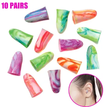 10 Pairs Colorful Soft Foam Ear Plugs Noise Reduction Travel Sleeping Hearing Protection Earplugs GY88
10 Pairs Colorful Soft Foam Ear Plugs Noise Reduction Travel Sleeping Hearing Protection Earplugs GY88