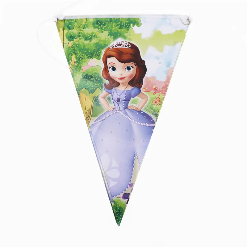 Sophia Princess Theme 10pcs flag Cartoon baby shower Banner Kids Birthday party Wedding supply event party Decoration for home
Sophia Princess Theme 10pcs flag Cartoon baby shower Banner Kids Birthday party Wedding supply event party Decoration for home