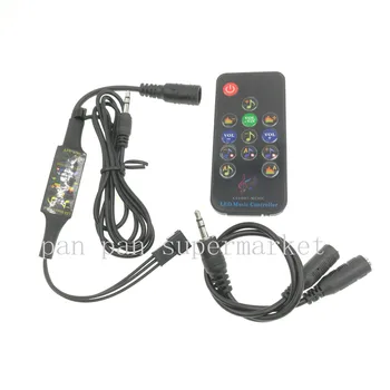 Music Dream Controller DC5-24V IR with Microphone 13 Keys Remote WS2812B WS2811 Led Strip Matrix Panel 512 Pixels