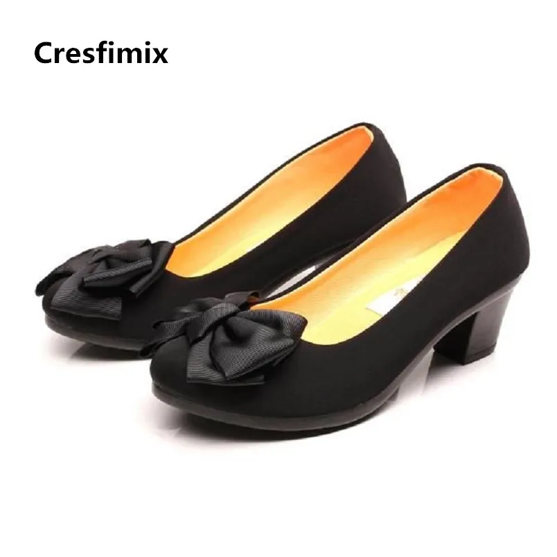 Cresfimix women fashion plus size comfortable slip on high heel shoes lady cute bow tie street stylish shoes cool shoes a2023
Cresfimix women fashion plus size comfortable slip on high heel shoes lady cute bow tie street stylish shoes cool shoes a2023