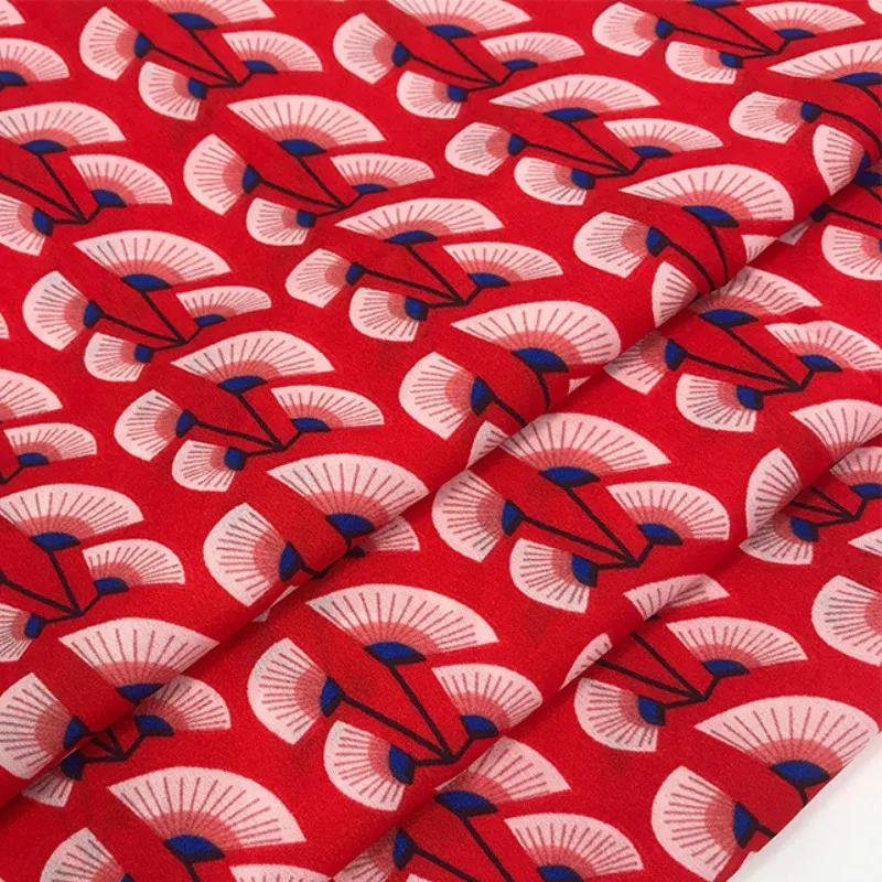 2019 New Elastic Wrinkle Red Printed Chiffon Fabric DIY Sewing Dress Shirt Apparel Textile Patchwork Material
2019 New Elastic Wrinkle Red Printed Chiffon Fabric DIY Sewing Dress Shirt Apparel Textile Patchwork Material
