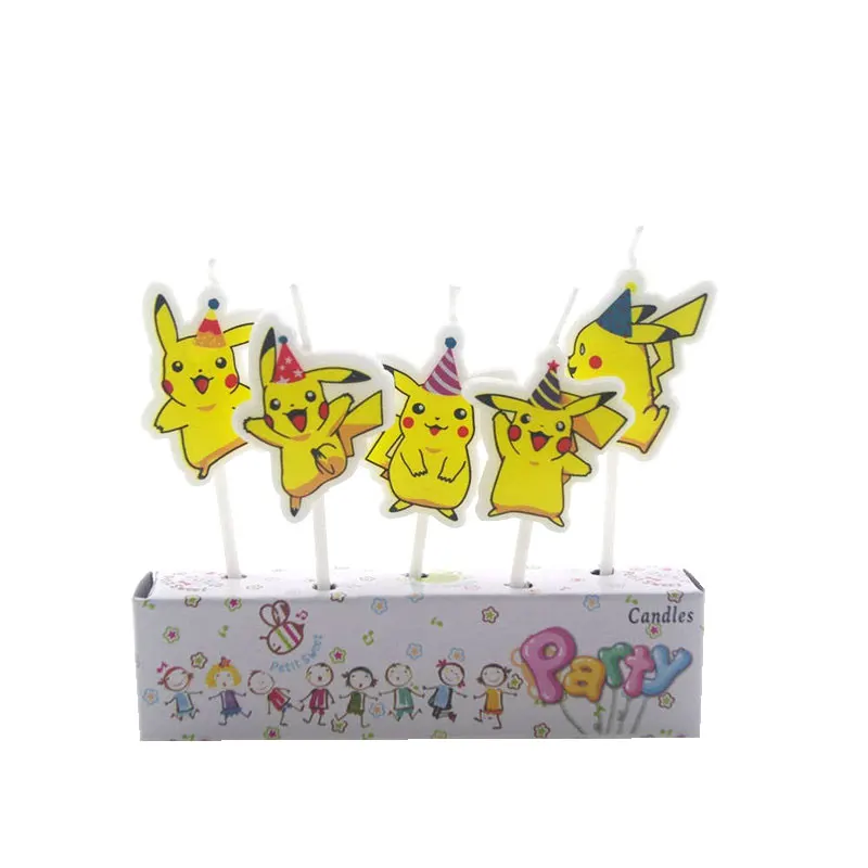 5Pcs/set Wedding Candle Pokemon Cake Topper Happy Birthday Cake Candle Birthday Party Decoration Kids Baby Shower
5Pcs/set Wedding Candle Pokemon Cake Topper Happy Birthday Cake Candle Birthday Party Decoration Kids Baby Shower
