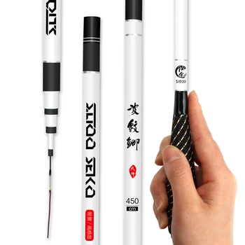 High Carbon Fishing Rod 2.7m 6.3m Telescopic Stick 28 Tuning Super Light Short Sections Hand Fishing Canne Fishing Gear
High Carbon Fishing Rod 2.7m 6.3m Telescopic Stick 28 Tuning Super Light Short Sections Hand Fishing Canne Fishing Gear