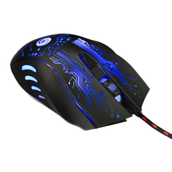 Professional USB Wired Optical Gaming Mouses Adjustable 6 Buttons LED Lights 5 Levels DPI 5500 for Desktop PC Laptop Gamer
Professional USB Wired Optical Gaming Mouses Adjustable 6 Buttons LED Lights 5 Levels DPI 5500 for Desktop PC Laptop Gamer
