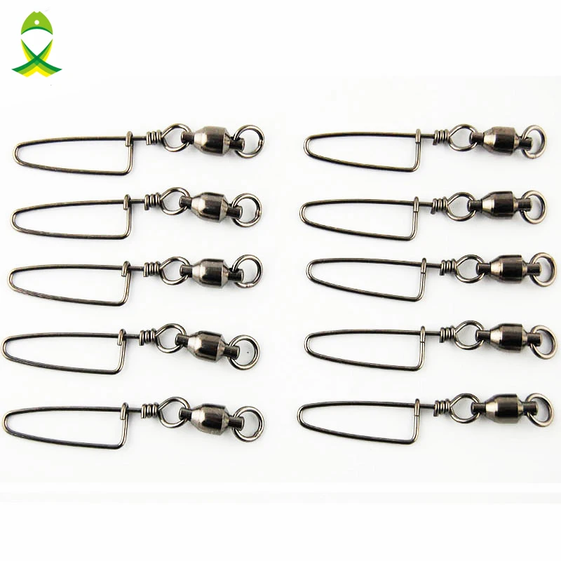 Tackles Snap Swivel coastlock fishing lure swivels Lock Pin Connector Outdoor