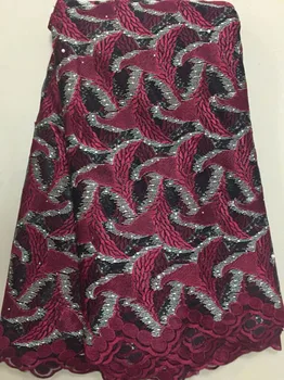 African Lace Fabric 2020 Embroidered Nigerian Laces Fabric High Quality French Tulle Lace Fabric For Women,5Yards ELL3334 WINE
African Lace Fabric 2020 Embroidered Nigerian Laces Fabric High Quality French Tulle Lace Fabric For Women,5Yards ELL3334 WINE
