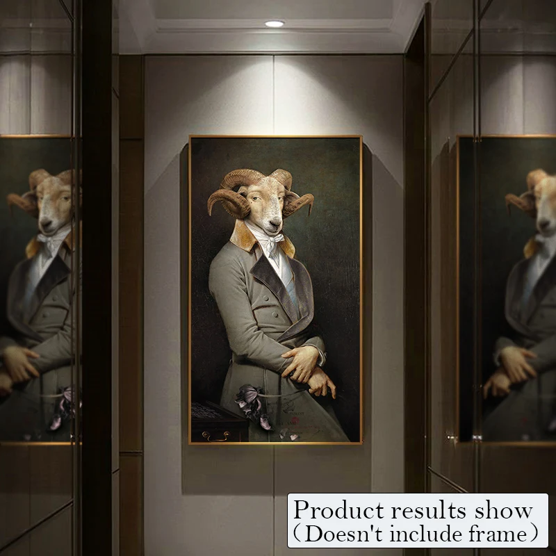 Retro Nostalgia Gentleman oil paintings Wall Art Animal posters And Prints Fashion Canvas Painting For Living Room Home Deco
Retro Nostalgia Gentleman oil paintings Wall Art Animal posters And Prints Fashion Canvas Painting For Living Room Home Deco