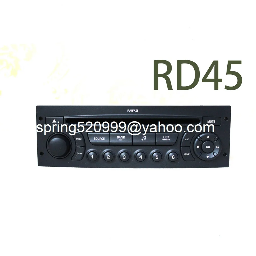 

GENUINE RD45 Car Radio with CD USB Bluetooth for Peugeot 207 206 307 308 807 Citroen C2 C3 C4 C5 C8 (set VIN code by yourself