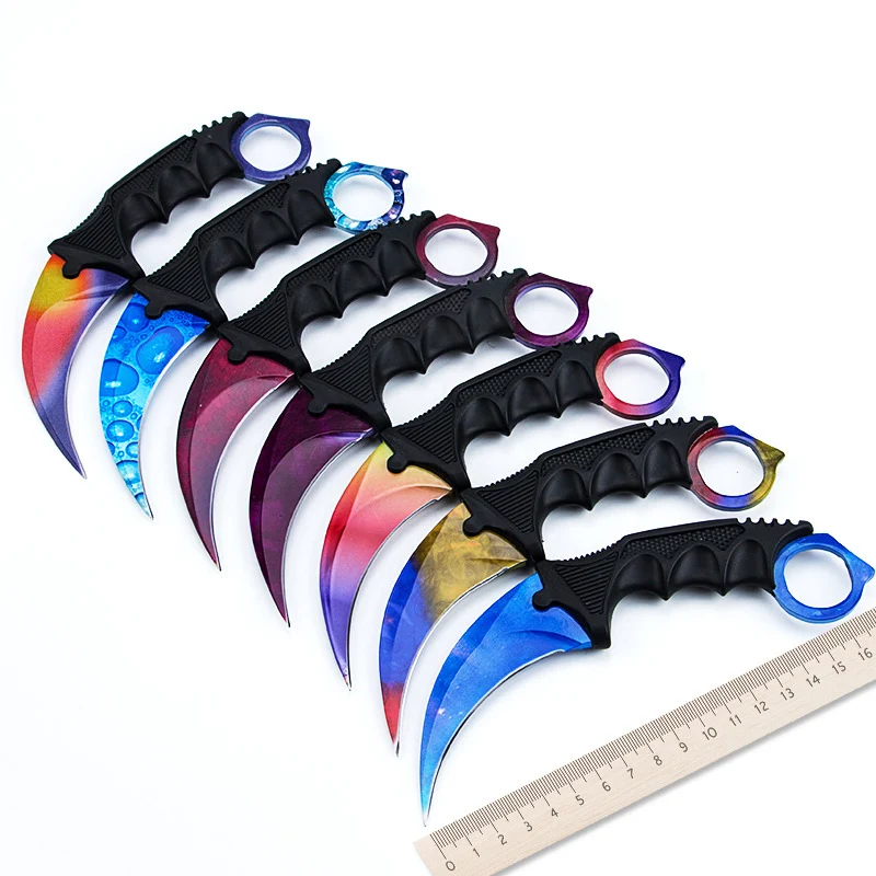 CS GO Counter Strike Tactical Claw Karambit Knife Outdoor Camping Hunting Survival Tools EDC Fixed Blade Knives with Sheath
CS GO Counter Strike Tactical Claw Karambit Knife Outdoor Camping Hunting Survival Tools EDC Fixed Blade Knives with Sheath