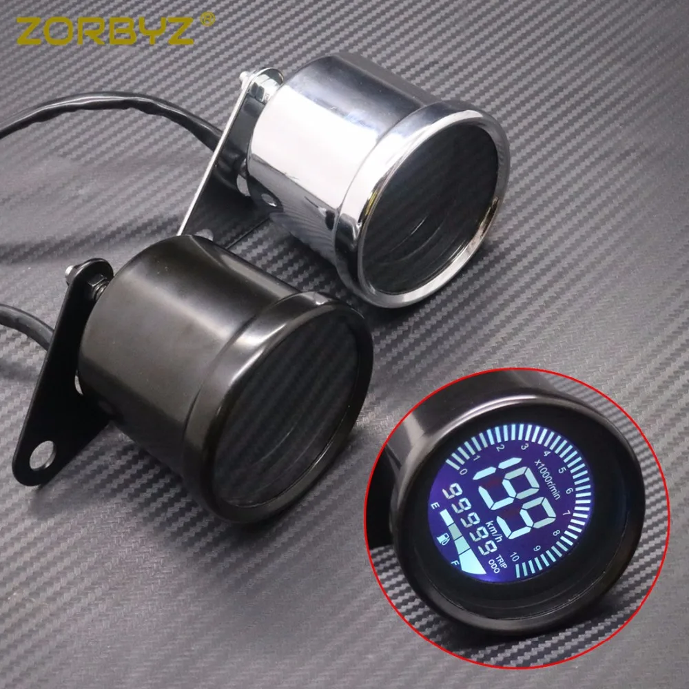 ZORBYZ Universal Motorcycle Digital LED LCD Odometer Speedometer Tachometer Fuel Level Gauge
ZORBYZ Universal Motorcycle Digital LED LCD Odometer Speedometer Tachometer Fuel Level Gauge