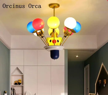 Cartoon creative clown chandelier boys girls bedroom children's room lamp modern personality LED balloon color Chandelier
Cartoon creative clown chandelier boys girls bedroom children's room lamp modern personality LED balloon color Chandelier