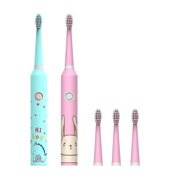 Cartoon Children Sonic Electric Toothbrush Replacement Soft Bristle Heads Battery Dental Tooth Brush Teeth Kids Oral Hygiene
Cartoon Children Sonic Electric Toothbrush Replacement Soft Bristle Heads Battery Dental Tooth Brush Teeth Kids Oral Hygiene