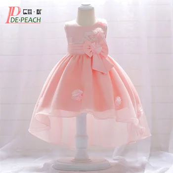 DE PEACH 2019 New Baby 1Year Birthday Princess Baptism Dress Embroidery Flower Bow Infant Girl Long Trailing Party Wedding Dress
DE PEACH 2019 New Baby 1Year Birthday Princess Baptism Dress Embroidery Flower Bow Infant Girl Long Trailing Party Wedding Dress