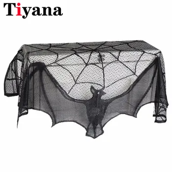 Halloween Bud silk tulle fireplace Black wire netting Spider valances window 93 x57cm Halloween stove mantle scarf DL38D3
Halloween Bud silk tulle fireplace Black wire netting Spider valances window 93 x57cm Halloween stove mantle scarf DL38D3