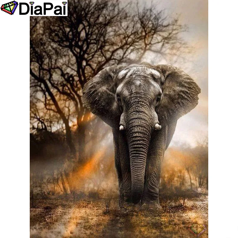 DIAPAI Diamond Painting 5D DIY 100% Full Square/Round Drill "Animal elephant" Diamond Embroidery Cross Stitch 3D Decor A24462
DIAPAI Diamond Painting 5D DIY 100% Full Square/Round Drill "Animal elephant" Diamond Embroidery Cross Stitch 3D Decor A24462