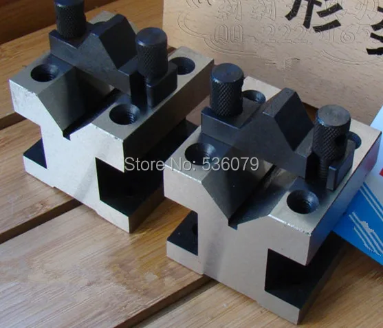 V-block and clamping set, 60x60x50mm, 1set contains 2pcs, clamping tools, machinery accessories can be used to be centering
V-block and clamping set, 60x60x50mm, 1set contains 2pcs, clamping tools, machinery accessories can be used to be centering