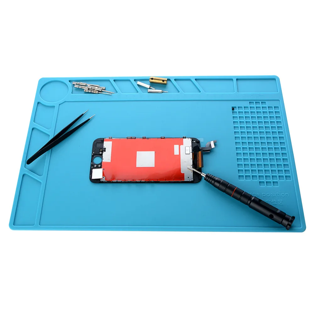 34x23Cm Heat Insulation Pad Silicone Mat High Temperature Maintenance BGA Workbench Welding Phone Repair Electromagnetic Pad
34x23Cm Heat Insulation Pad Silicone Mat High Temperature Maintenance BGA Workbench Welding Phone Repair Electromagnetic Pad