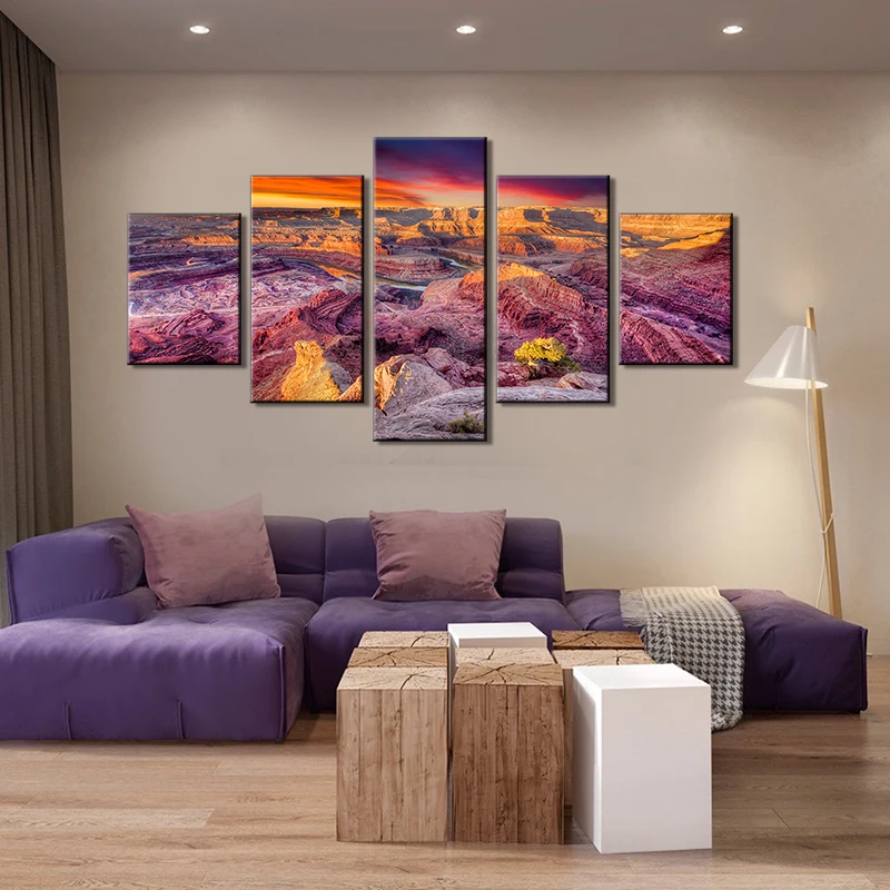 Overlooking Dead Horse Canyon Paintings 5 Pcs/Set Canvas Wall Art Living Roon Utah Pictures Modern Artwork Living Room Wall Art
Overlooking Dead Horse Canyon Paintings 5 Pcs/Set Canvas Wall Art Living Roon Utah Pictures Modern Artwork Living Room Wall Art