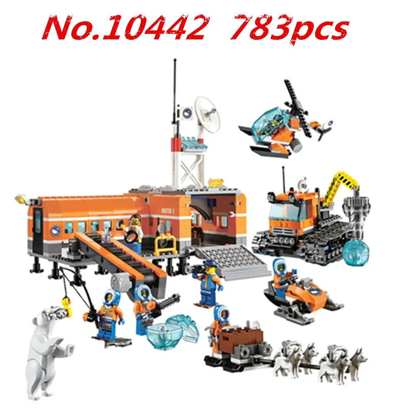783pcs 10442 3D City Arctic Base Camp Model Building Blocks kids Educational Brick gift Toys Compatible Legoing City police60036
783pcs 10442 3D City Arctic Base Camp Model Building Blocks kids Educational Brick gift Toys Compatible Legoing City police60036