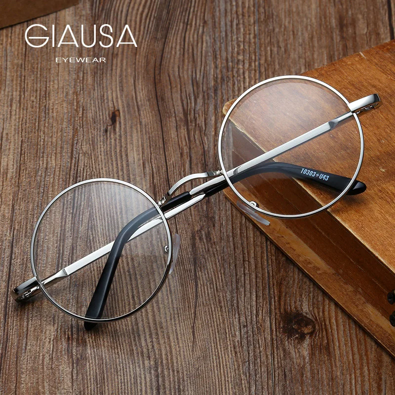 Prescription Eye Glasses Men Women Round Myopia Optical Frame Ultralight Vintage Metal Eyeglasses Eyewear Spectacle 1.56 1.61
Prescription Eye Glasses Men Women Round Myopia Optical Frame Ultralight Vintage Metal Eyeglasses Eyewear Spectacle 1.56 1.61