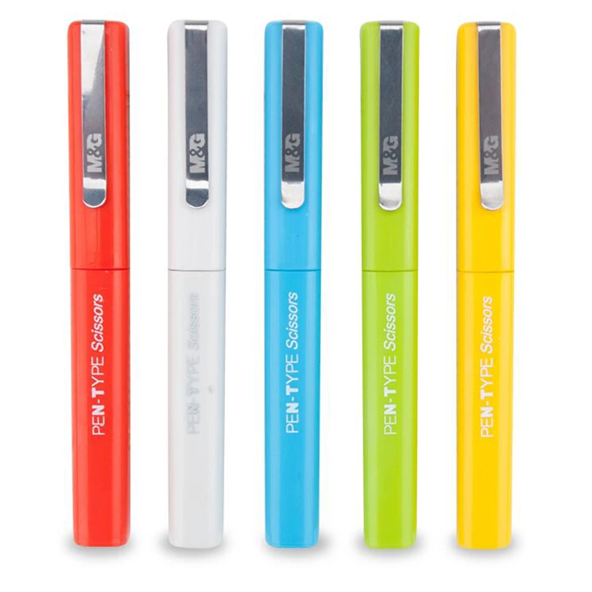 Personality color scissors pen type folding portable scissors safety hand scissors with protective cover tailor office supplies
Personality color scissors pen type folding portable scissors safety hand scissors with protective cover tailor office supplies
