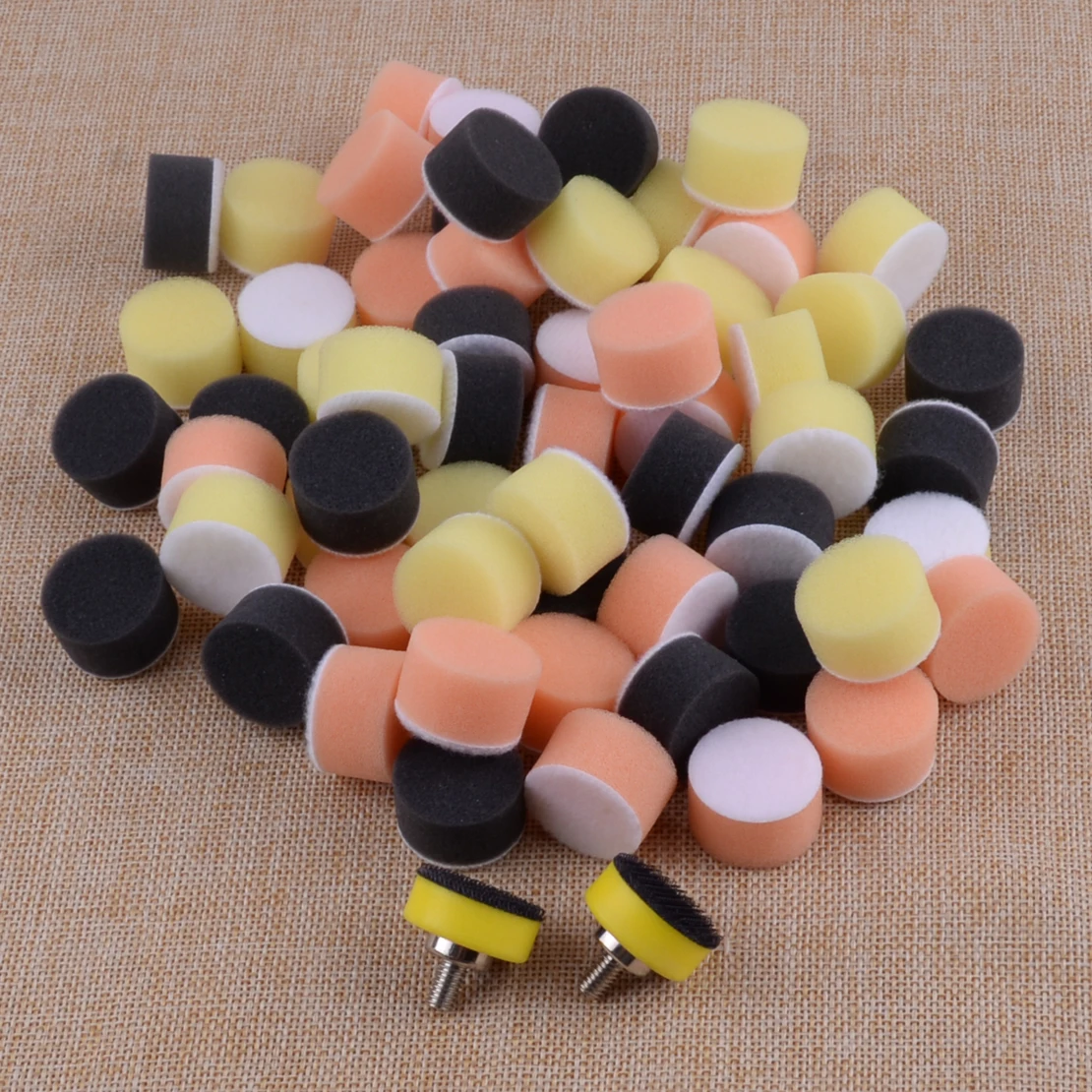 CITALL Universal Accessories 60pcs Car Polisher Mixed Sponge Buffing Polishing Pads & 2pcs 1" 25mm M6 Backer Plate
CITALL Universal Accessories 60pcs Car Polisher Mixed Sponge Buffing Polishing Pads & 2pcs 1" 25mm M6 Backer Plate