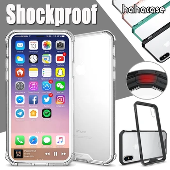 30pcs Transparent Shockproof Acrylic Case For iPhone 11 Pro Max XS XR X 8 7 6 6S Plus Hybrid Silicone Frame Hard PC Clear Cover
30pcs Transparent Shockproof Acrylic Case For iPhone 11 Pro Max XS XR X 8 7 6 6S Plus Hybrid Silicone Frame Hard PC Clear Cover