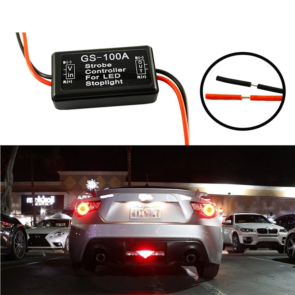 2019 NEW Auto Car 12V GS-100A LED Brake Stop Light Strobe Flash Flashing Controller Box
2019 NEW Auto Car 12V GS-100A LED Brake Stop Light Strobe Flash Flashing Controller Box