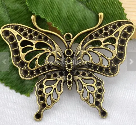 Wholesale DIY Accessory Jewelry Making - 48X60MM Antique Bronze Filigree Butterfly Charm Pendant Hanging Charm
Wholesale DIY Accessory Jewelry Making - 48X60MM Antique Bronze Filigree Butterfly Charm Pendant Hanging Charm