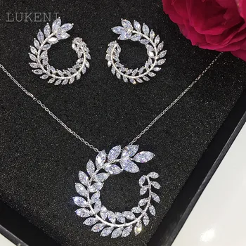 Europe And The United States Rotation Modelling White CZ AAA Cubic Zircon Necklaces And Earrings Suit Wedding Jewelry
Europe And The United States Rotation Modelling White CZ AAA Cubic Zircon Necklaces And Earrings Suit Wedding Jewelry