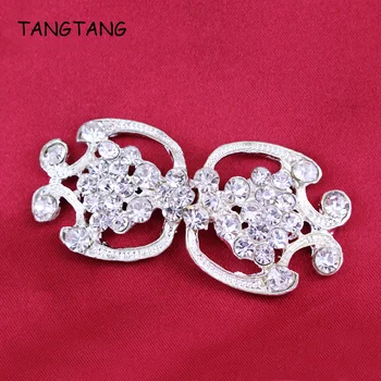 2 PCS/PACK Fashion Rhinestone Shiny Silver Shoe Accessories Clasp Buckle Like Brooch, Item No.: ART313 
2 PCS/PACK Fashion Rhinestone Shiny Silver Shoe Accessories Clasp Buckle Like Brooch, Item No.: ART313