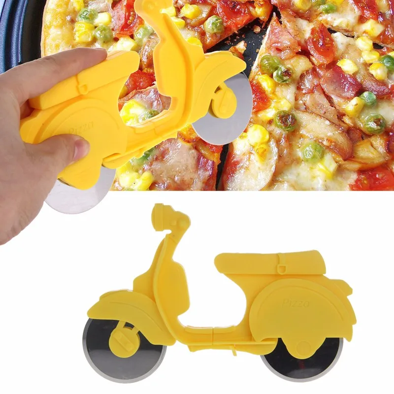 Motorcycle Chopper Pizza Cutter Stainless Steel Dual Wheels Slicer Non-stick Pizza Tools Peeler & Slicers
Motorcycle Chopper Pizza Cutter Stainless Steel Dual Wheels Slicer Non-stick Pizza Tools Peeler & Slicers