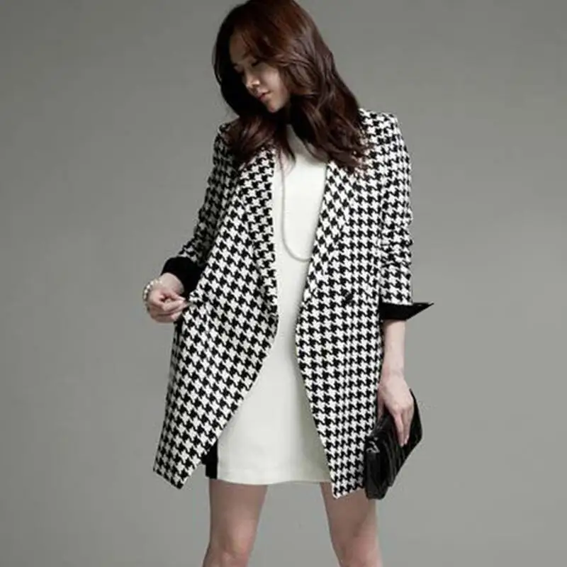 Winter Woolen Parka Women Clothes Spring 2019 New Lattice Woolen Coat Women Long Slim Thickening Coats Jackets Female Outerwear
Winter Woolen Parka Women Clothes Spring 2019 New Lattice Woolen Coat Women Long Slim Thickening Coats Jackets Female Outerwear