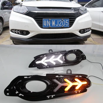 Car Flashing 1 Set LED DRL Daytime Running Light Daylight With Turn Signal For Honda HRV HR-V Vezel 2014 2015 2016 2017 2018
Car Flashing 1 Set LED DRL Daytime Running Light Daylight With Turn Signal For Honda HRV HR-V Vezel 2014 2015 2016 2017 2018