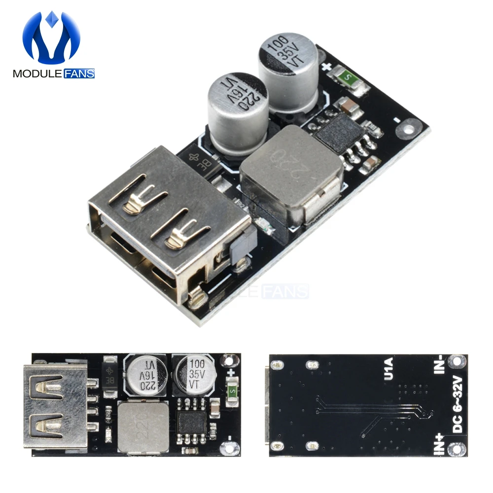 5PCS USB DC-DC Buck Converter Charging Step Down Module Fast Quick Charger 6-32V 9V 12V 24V to 3V 5V 12V Circuit Board
5PCS USB DC-DC Buck Converter Charging Step Down Module Fast Quick Charger 6-32V 9V 12V 24V to 3V 5V 12V Circuit Board