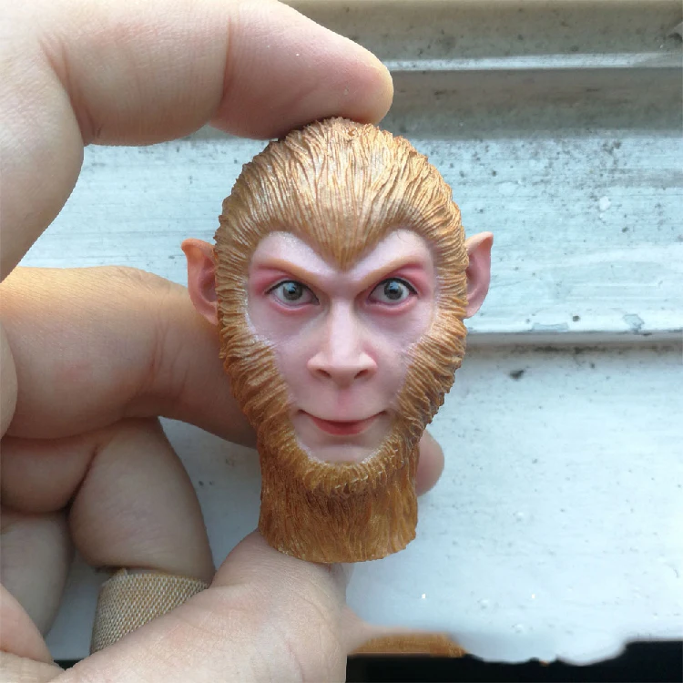1/6 Sun Wukong Monkey King Head Carved Toy Model for 12inch action figure toys Jouerney to the west
1/6 Sun Wukong Monkey King Head Carved Toy Model for 12inch action figure toys Jouerney to the west