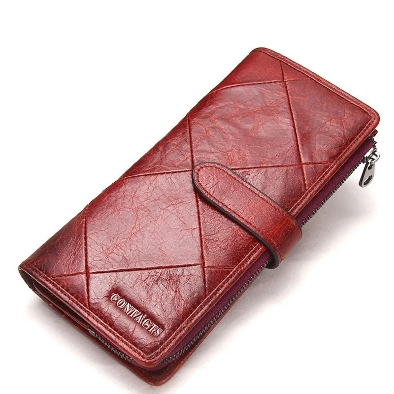 2019 Women's Wallet Cow Leather Long Wallet Woman Purse Lady Handy Bag Female Wallets Card Holder Coin Pocket Carteras Portfel
2019 Women's Wallet Cow Leather Long Wallet Woman Purse Lady Handy Bag Female Wallets Card Holder Coin Pocket Carteras Portfel