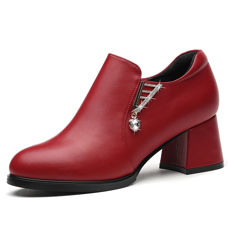 Sweet Female High Quality Genuine Leather Office Shoes Women Spring Summer Square Heeled Dress Party Shoes Lady Pumps YG-B0097
Sweet Female High Quality Genuine Leather Office Shoes Women Spring Summer Square Heeled Dress Party Shoes Lady Pumps YG-B0097