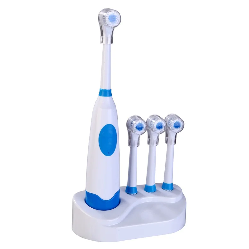 Electric Rotation Toothbrush Waterproof No Rechargeable Battery Tooth brush Oral Hygiene Tools With 4 Brush Heads
Electric Rotation Toothbrush Waterproof No Rechargeable Battery Tooth brush Oral Hygiene Tools With 4 Brush Heads