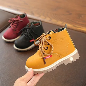 Children's booties 2019 autumn and winter new girls boots side zipper boy non-slip boots England Martin boots
Children's booties 2019 autumn and winter new girls boots side zipper boy non-slip boots England Martin boots
