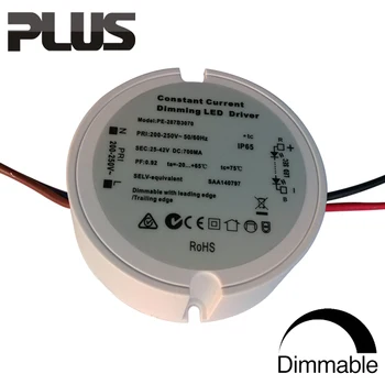 10pcs/lot 20~30W Round case Triac dimming 29.4W 25-42V 700mA dimmable led driver power supply
10pcs/lot 20~30W Round case Triac dimming 29.4W 25-42V 700mA dimmable led driver power supply
