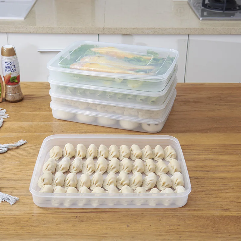 Food-grade Portable Dumpling storage Box refrigerator Fresh Keeping Container Holder Organizer kitchen accessories
Food-grade Portable Dumpling storage Box refrigerator Fresh Keeping Container Holder Organizer kitchen accessories